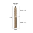 thumbnail image 2 of 5/16-18x2-1/2" Hanger Bolts, 16 Pack Double Ended Screws Wood Dowel Screws, 2 of 5
