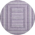thumbnail image 2 of Addison Rugs Mayfield Premium Machine Washable Transitional Geometric Lavender Round Rug, 8' x 8', 2 of 6