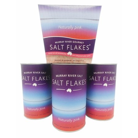 Murray River Salt - Multipack Gift Set - (3) 200G Canisters & (1) 250G Chef Box