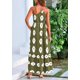 thumbnail image 2 of Vestido PRETTYGARDEN Maxi Floral Verde Militar de Un Solo Hombro S, 2 of 8