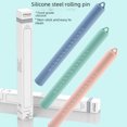 thumbnail image 4 of Premium Non-Stick Silicone Rolling Pin with Stainless Steel Core – Versatile Baking Tool for Dumpling Wrappers, Bread & Pastries, Export-Quality Kitchen Essential in Nordic Pink, Durable & Easy to, 4 of 6