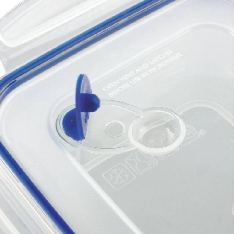 Clear Square Plastic Containers - 10-5/8″ x 7-5/8″ x 3-3/4″, 195C