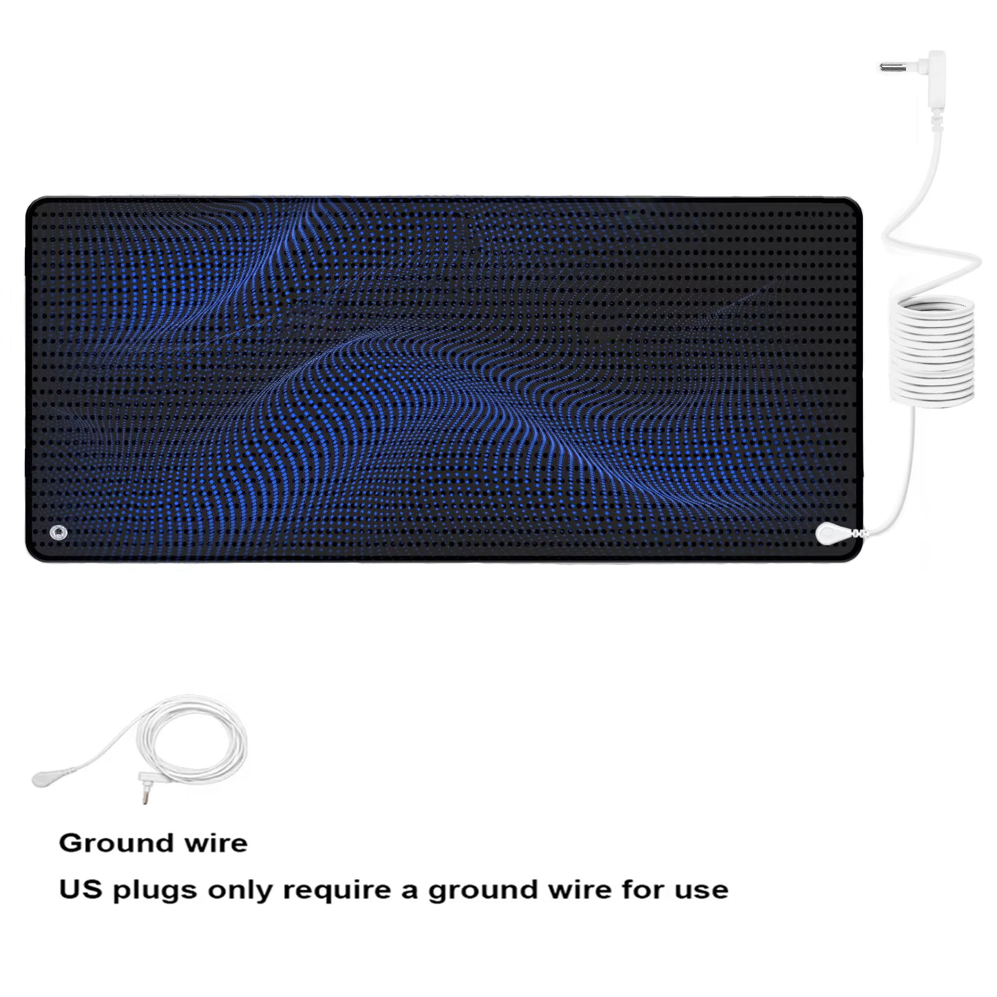 Extra Large Leather Grounding Mat 27x72 Inch – Natural Earthing Mat for Yoga, Sleep & Stress Relief, Thick Non-Slip Indoor/Outdoor Design with Conductive Carbon Layer (Floor/Desk Use)