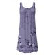 thumbnail image 3 of WILLBEST Vestido Largo Informal De Verano Para Mujer, Estilo Vintage Con Estampado De Flores, Plisado, Sin Mangas, Con Tirantes Para Playa Y Vacaciones, 3 of 3