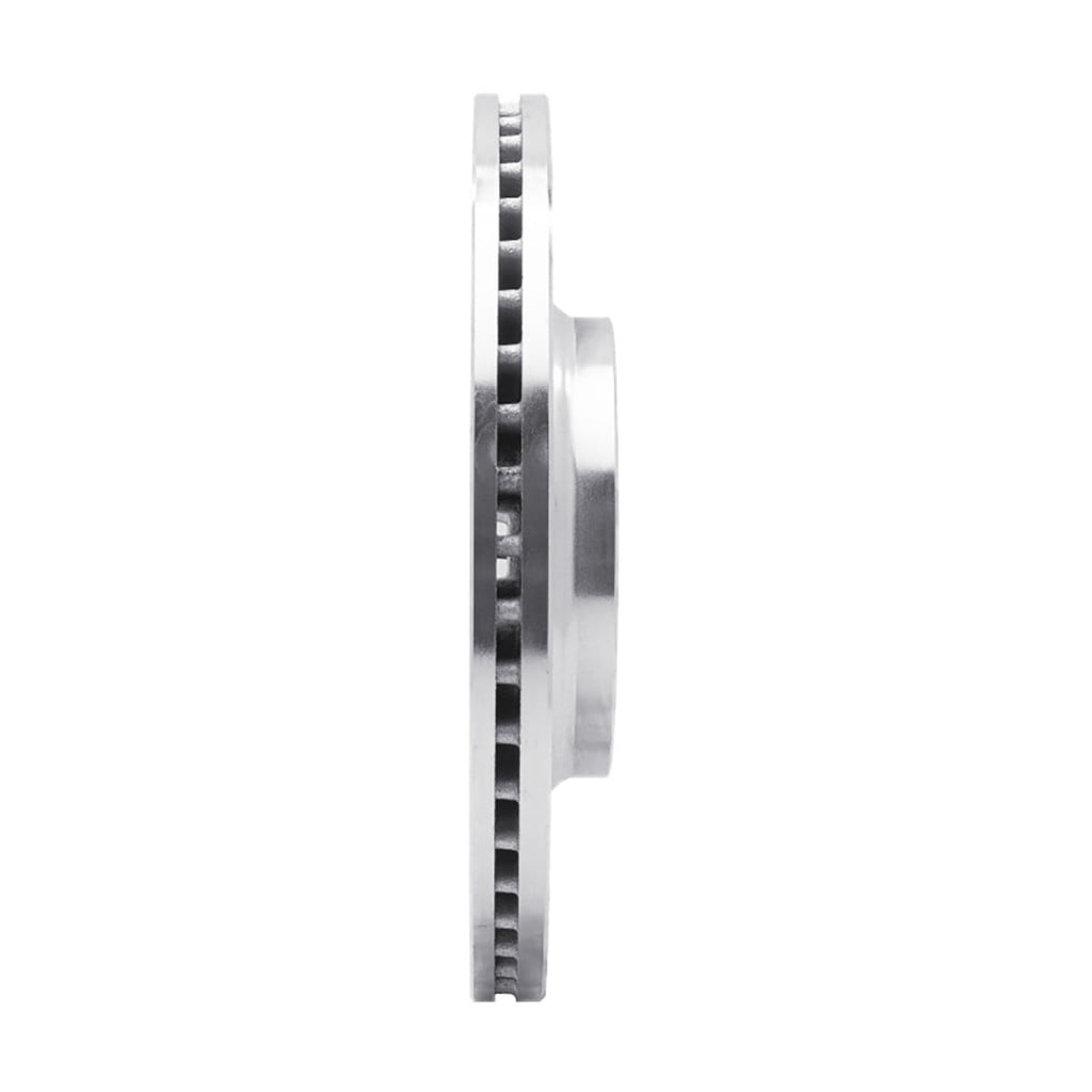 KarParts360 For Kia Niro EV 2019 2020 2021 2022 Disc Brake Rotor Front, Passenger Side | Cast Iron | Vented | Silver Finish | Drilled And Slotted | 69 Millimeters/2.72 Inches Center Hole Diameter