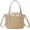 Khaki, variant on Kukuzhu Straw Tote Bag Purse for Women Retro Woven Bucket Bag Crossbody Bag Summer Straw Bag Small Hobo Bag Shoulder Bag for Beach