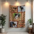 thumbnail image 1 of A Photo Personalized Dog Memorial Sherpa or Fleece Blanket, 1 of 5