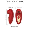 thumbnail image 2 of Sex Toy Clitoralis Stimulator for Women with 10 Sucking Vibrator Modes Clit Vibrator Sex Toys for Women,Red, 2 of 7