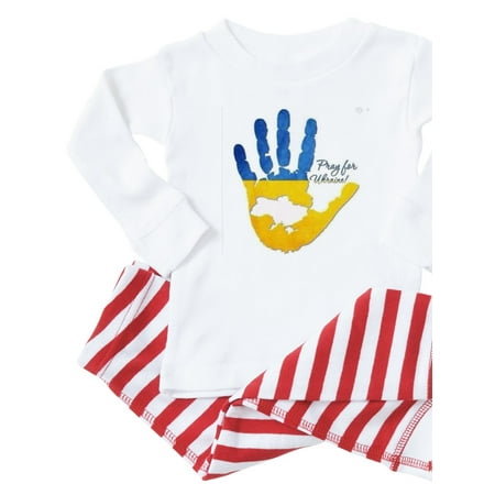 

CafePress - Ukraine Pajamas - Toddler Long Sleeve Pajama set