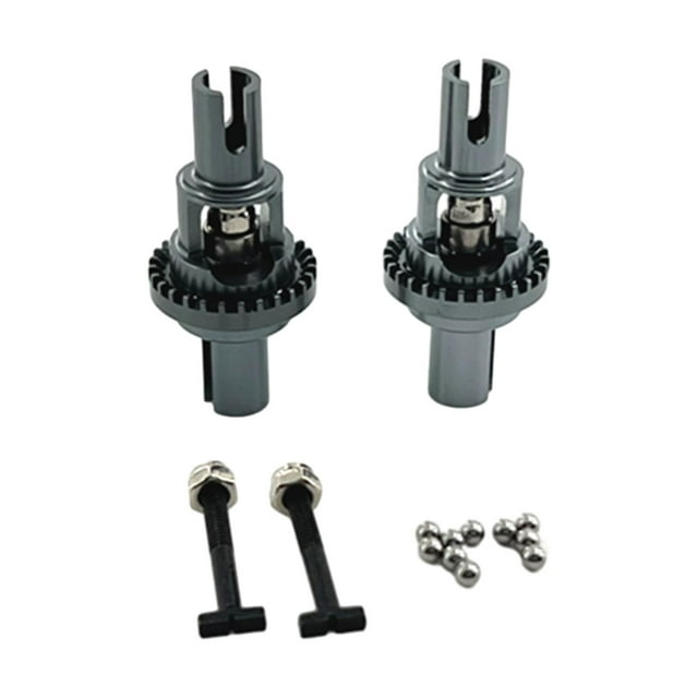 2 Pieces RC Front Rear Differential Set Upgrade for Wltoys 1:28 284161 K989 K969