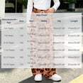 thumbnail image 5 of OGLCCG Girl's Leopard Print Pants Elastic Waist Wide Leg Cheetah Pants Lightweight Baggy Trousers Size 7-8, 5 of 5