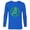 Royal, variant on Avengers A Logo Lucky Shamrocks St. Patrick’s Day - Long Sleeve T-Shirt for Men - Customized-Athletic Heather