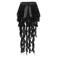 thumbnail image 4 of Nine Scarf Belly Dance Belt, Flowy Chiffon Wrap Sash with Tassels, Women's Hip Scarf for Performance, Latin Dance Waist Chain, Wave Skirt, 4 of 4