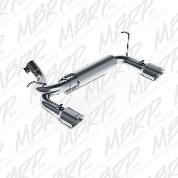 MBRP 07-14 Jeep Wrangler/Rubicon 3.6L/3.8L V6 Axle-Back Dual Rear Exit Aluminum Performance Exhuast Fits select: 2008,2015-2017 JEEP WRANGLER UNLIMITED