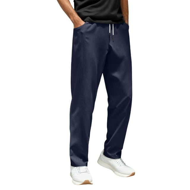 Pantalon Décontracté pour Homme, Coupe Classique, devant Plat, pour Affaires, Confort Quotidien et Tenue Chic au Quotidien