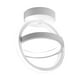 thumbnail image 2 of Lámpara de lámpara de tejado moderna, luz colgante LED, arte creativo para cocina, habitación, comedor, decoración de terraza, accesorio de iluminación D luz blanca blanca, 2 of 9