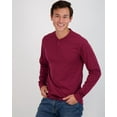 thumbnail image 2 of Real Essentials 3 Pack: Men's Cotton Long Sleeve Henley T-Shirt - Casual Work Activewear Tee (Available In Big & Tall), 2 of 5