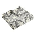 thumbnail image 4 of Levtex Home - Trevino - Quilted Throw - 50x60in. - Paisley - Tan, Grey, Black, and White - Reversible Pattern - Cotton Fabric, 4 of 4