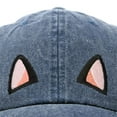 thumbnail image 2 of DALIX Cat Ears Hat Womens Cute Baseball Cap in Navy Blue Vintage, 2 of 6
