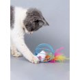 thumbnail image 1 of 2pcs Feather & Rat Decor Cat Teaser Toy For Cat For Interaction, 1 of 5