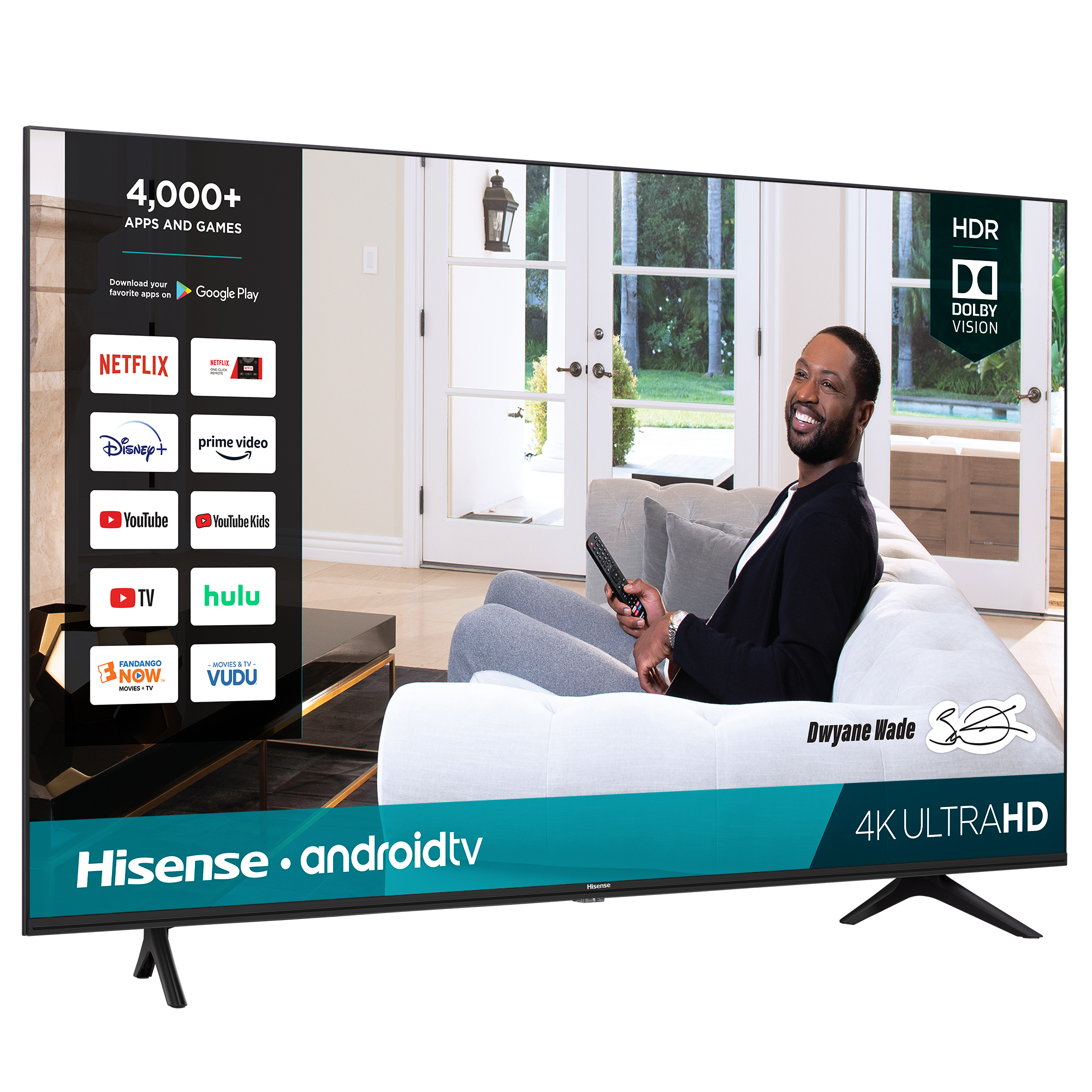 Hisense 43 inch H65-Series 4K UHD Smart Android TV (43H6570G) - image 6 of 11