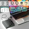 thumbnail image 4 of Multifunctional External Blu-ray Optical Drive USB3.0 Portable BD/CD/DVD -/+RW Player Burner Reader ,Wide Compatibility, 4 of 6