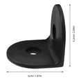 thumbnail image 2 of KONTONTY 12pcs Adjustable Corner Bracket L Shape Black Nylon For Public Restroom Stability, 2 of 8