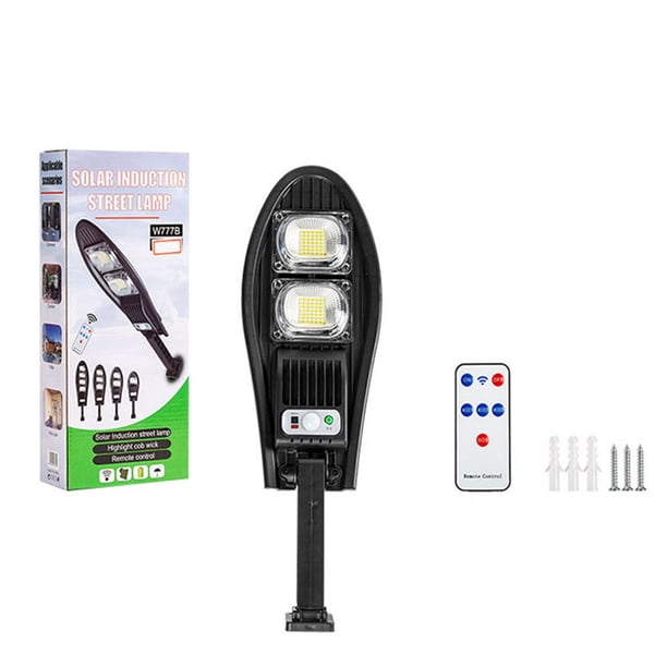 Naiovety Lámparas de detección solar, luz impermeable, Control remoto, jardín, brillante, ajustable, recargable, paisaje, patio, hogar Iluminación y accesorios W777B Naiovety HA073607-02