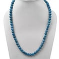 thumbnail image 3 of Sunburst Natural Apatite Gemstone 8 MM Round Smooth Beads Necklace Adjustable Mala Jewelry, 3 of 4
