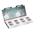 thumbnail image 3 of Yazoeia 100 Pcs Lames de Rasoir en Acier Inoxydable pour Visage Rasoir Manuel à Double Tranchant pour Hommes MR318-60987, 3 of 12