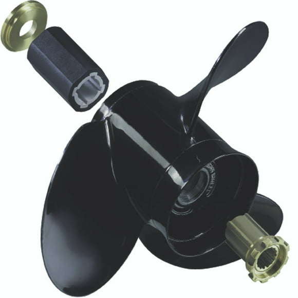 Michigan Wheel Boat Propeller 992301 Vortex C Series; Outboard; 11-3/4 Inch x 13 Inch Prop Size; 11-3/4 Inch Diameter; 13 Inch Pitch; 3 Blade; Right Hand Rotation; Aluminum