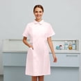 thumbnail image 4 of Elegant Long Lab Coat with Collar and Side Button Closure for Courtly Attire Laboratory Dress-Up Garment, 4 of 4
