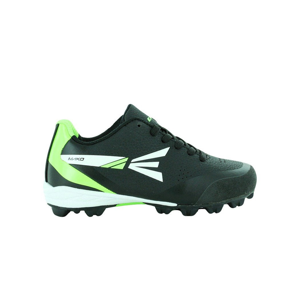 New Junior Easton Mako 2.0 Baseball Softball Cleats Shoes Black/Green Size 12K 