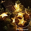 Solar String Lights Outdoor Star Fairy Light Patio Garden Party 5m Warm White 50 LED