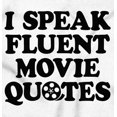 thumbnail image 2 of Speak Fluent Movie Quotes Classic Long Sleeve TShirt Men Women Brisco Brands X, 2 of 6