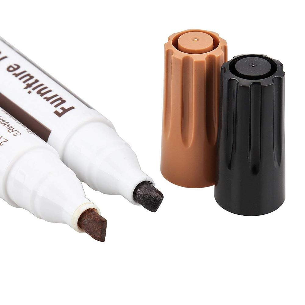 Furniture Touch Up Marker 17PCS Repair Kit Wood Filler Cover Wood Scratch,  Wax Sticks for Stains, Scratches, Wood Floors, Desk - AliExpress