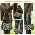 thumbnail image 4 of FORMRS Womens Shoulder Bag with Chain Strap Clutch Purse Cute Tote Handbag, Retro Christmas Poinsettia, 4 of 7