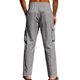 thumbnail image 3 of Pantalones casuales de longitud completa para hombre, color sólido, bolsillo, cintura elástica, rectos, de poliéster., 3 of 8