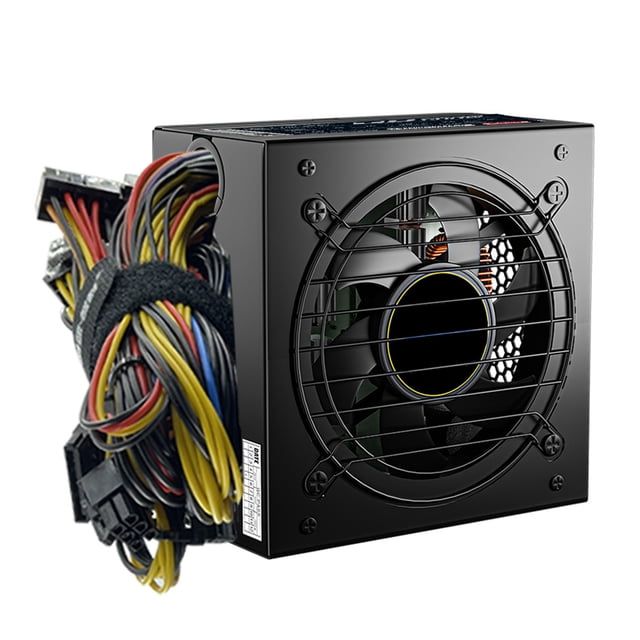 Fuente de alimentación para computadora T8 Peak 600W Desktop PSU Silent 3 SATA 4PIN para PC de escritorio FLhrweasw Nuevo
