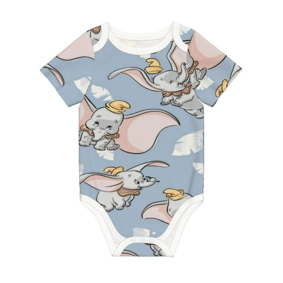 Dumb-0 Jumpsuit Newborn Baby Bodysuit Infant Outfit 0-24Months Kids Short Clothes