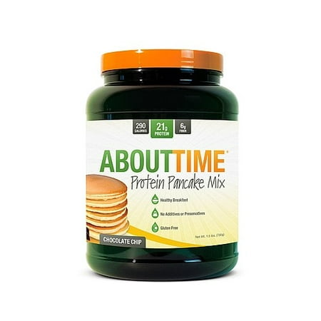 SDC About Time Protein Pancake Mix, Chocolate Chip, 1.5