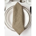 thumbnail image 2 of Cloth Napkins Set of 2 - 20x20 Inches, Vintage Brown Washable Reusable Table Napkins, Farmhouse Retro Dark Solid Color Linen Texture Soft & Absortbent Dining Napkin for Party Wedding Hotel Restaurant, 2 of 8
