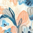 thumbnail image 3 of Vess, June Erica 20x20 Black Modern Framed Museum Art Print Titled - Terra Cotta Blooms III, 3 of 5