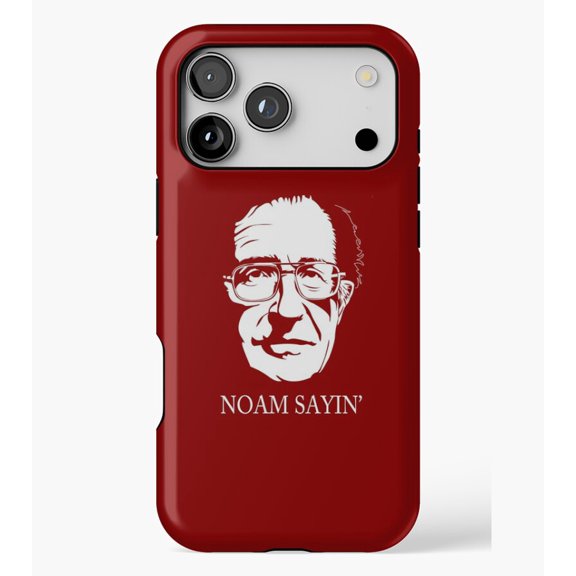 NOAM SAYIN- Funny Noam Chomsky M2899, Protective Case for iPhone 17 16 15 14 13 12 11 Pro Max  Modern Unisex Style