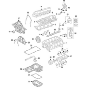 ford f250 engine crankshaft main bearing