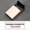thumbnail image 5 of New Ultra Thin Fashion Pipes Creative Personality Cigaret Case Slim Metal Cigarette Box Gift Box Wom, 5 of 5