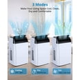 thumbnail image 3 of Seetaras Portable Air Conditioner, 14,000 BTU Air Conditioners 3-IN-1 Quiet AC Unit with Remote Control, Built-in Dehumidifier, Fan, Sleep Mode, Cools Room up to 750 sq. ft, Window Exhaust Kit, 3 of 7