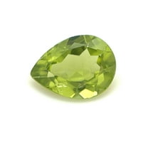 Certified Real 1.75 Carat Peridot Pear Shape Brilliant Cut 9x7 mm Loose Gemstone August Birthstone