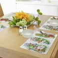 thumbnail image 4 of Ambesonne Floral Place Mats Set of 4, Tropic Christmas, Standard Size, Multicolor, 4 of 6