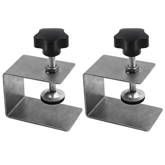 Abrazadera de InstalacióN Frontal para CajóN de CarpinteríA Suave para Mejorar el Hogar, Accesorios de Plantilla de Acero Inoxidable S, 2 Uds.